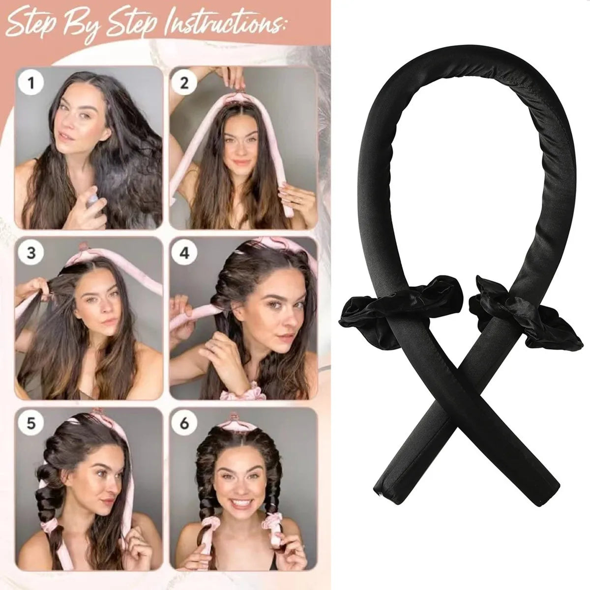 Hairdressing Big Wave Curling Iron Lazy Curl Wave Styler