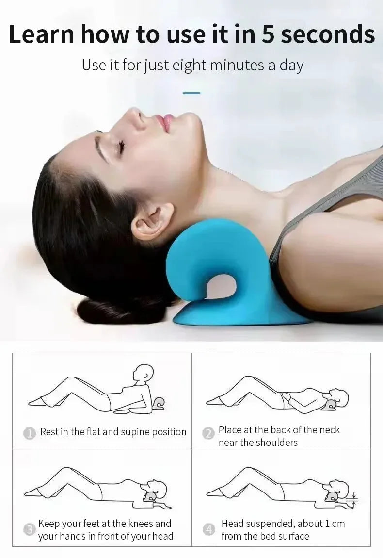 Cervical Massage Pad, U-Shaped Pad, Shiatsu Gravity