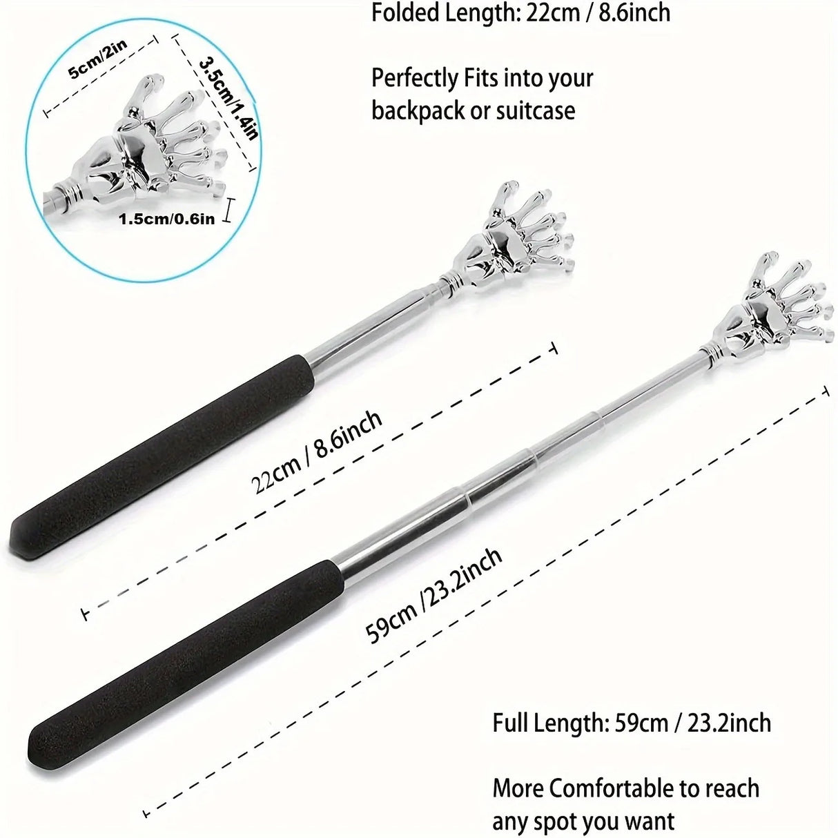 Portable Telescopic Back Scratcher