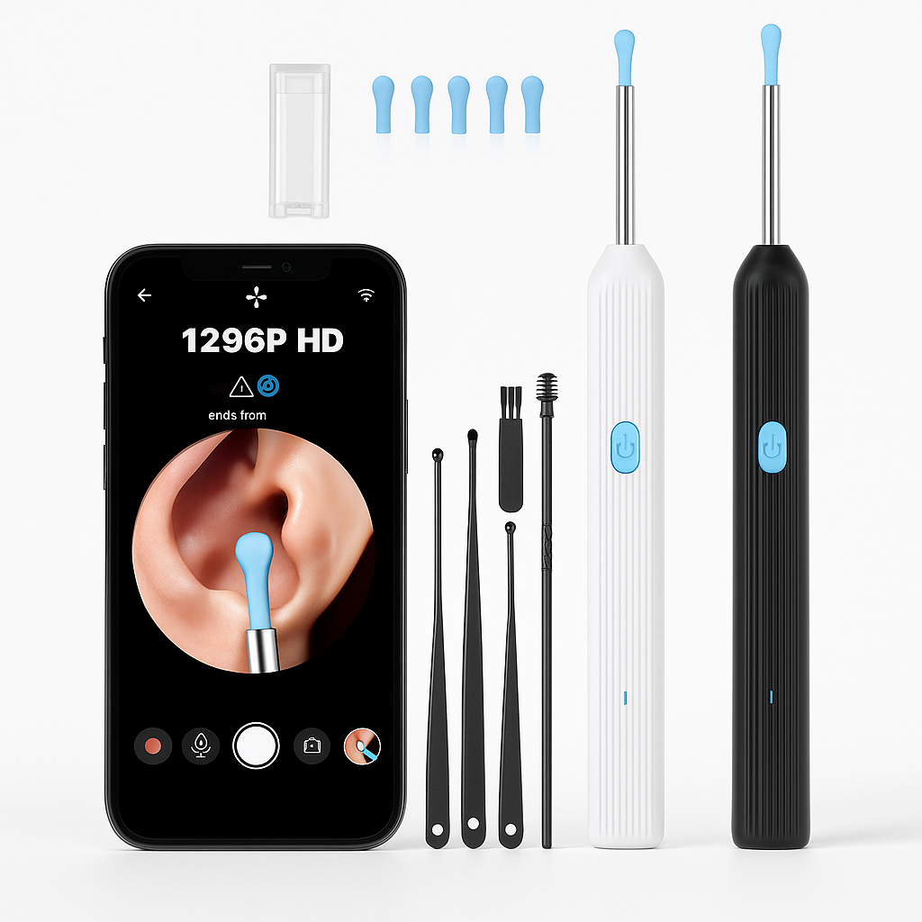 Visual Ear Wax Cleaner with Camera Safe