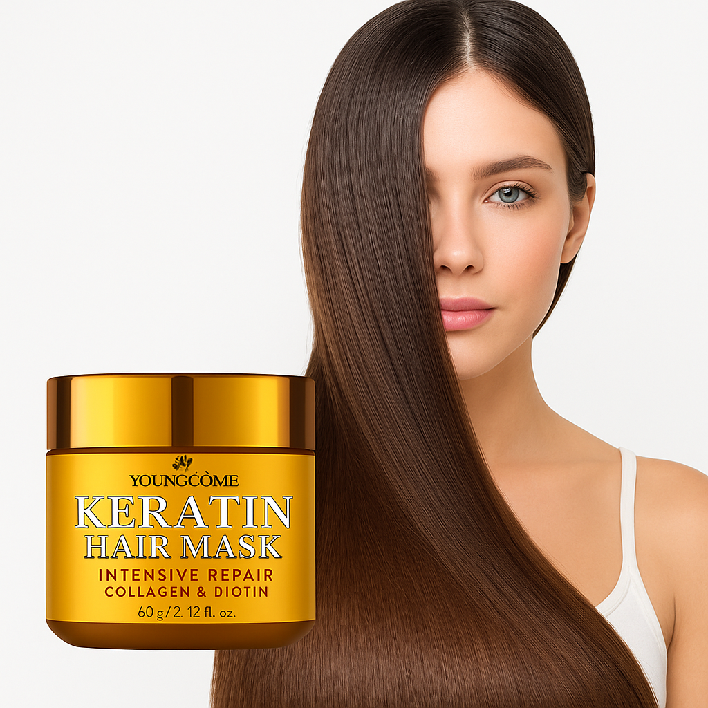 Biotin Collagen Keratin Hair Mask Treatment for Dry Damaged Hair