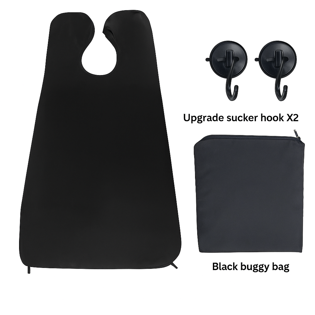 Shaving Beard Bib with Suction Cups for Grooming and Trimming
