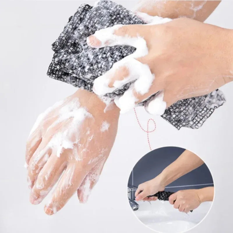 Unisex Back Exfoliating Scrub, Shower Body Scrub for Men Women