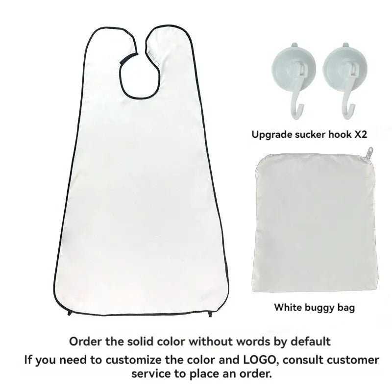 Shaving Beard Bib with Suction Cups for Grooming and Trimming
