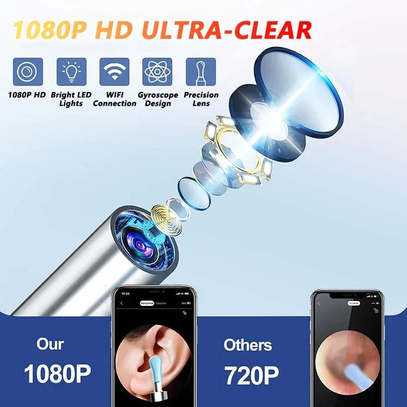 Visual Ear Wax Cleaner with Camera Safe
