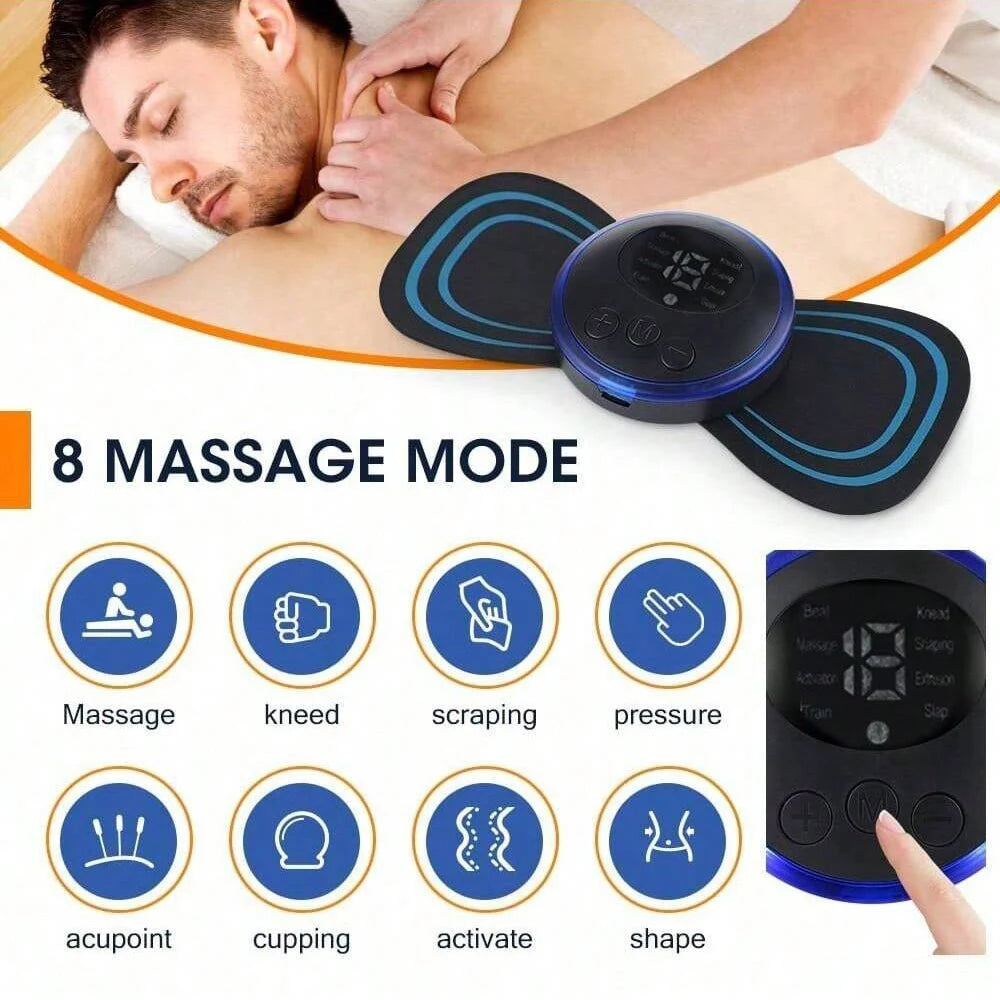 Smart Mini Neck and Shoulder Massager USB Rechargeable Portable Device