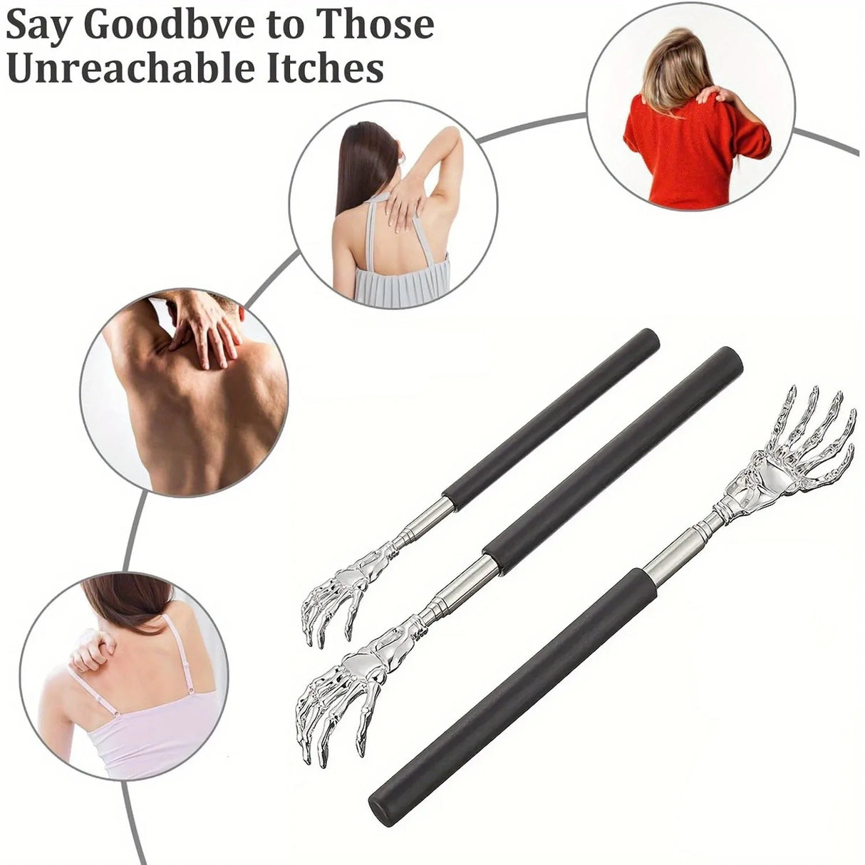 Portable Telescopic Back Scratcher