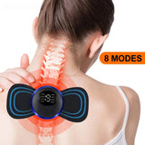Smart Mini Neck and Shoulder Massager USB Rechargeable Portable Device