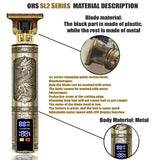 T9 Cordless Electric Hair Trimmer Shaver Barber Razor for Men