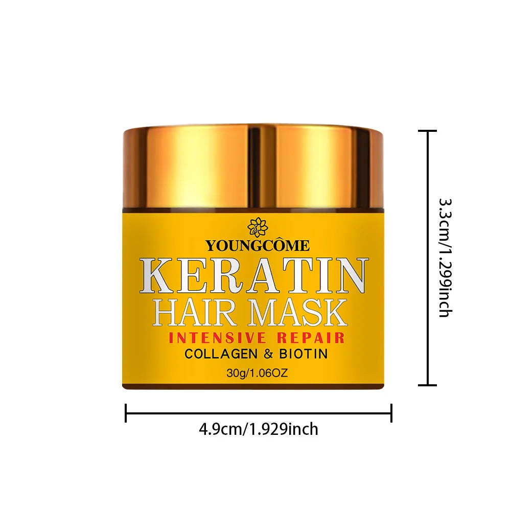 Biotin Collagen Keratin Hair Mask Treatment for Dry Damaged Hair