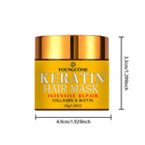 Biotin Collagen Keratin Hair Mask Treatment for Dry Damaged Hair
