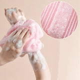 Nylon Exfoliating Bath Washcloth Towel Brush for Body Shower