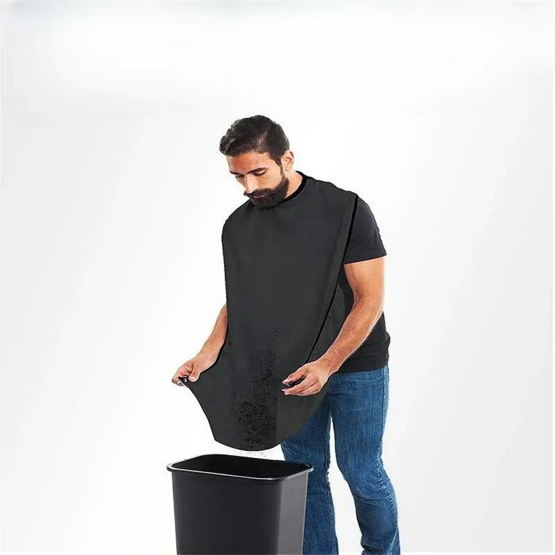 Shaving Beard Bib with Suction Cups for Grooming and Trimming