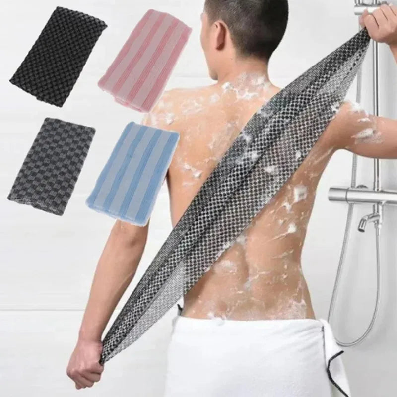 Unisex Back Exfoliating Scrub, Shower Body Scrub for Men Women