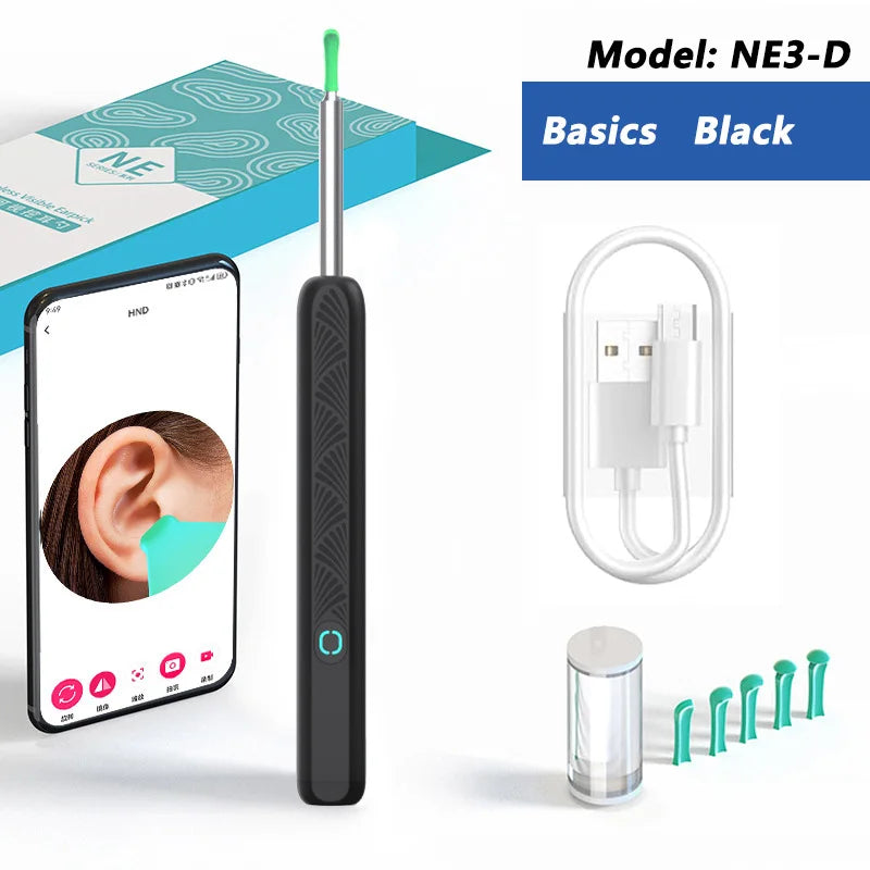 Visual Ear Wax Cleaner with Camera Safe