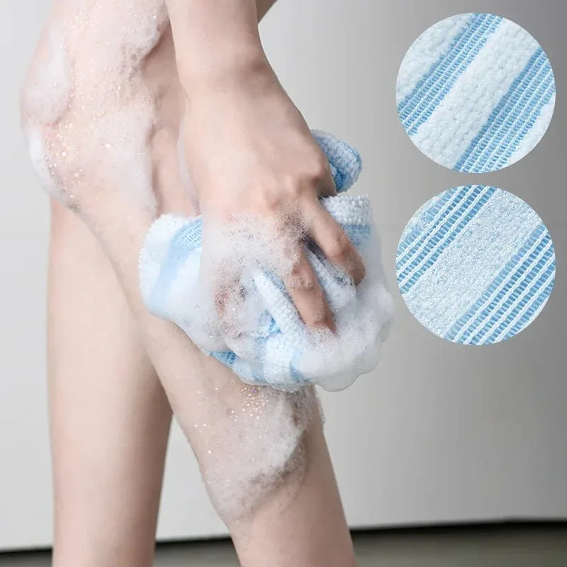 Unisex Back Exfoliating Scrub, Shower Body Scrub for Men Women