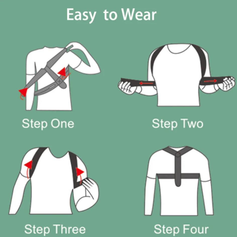 Adjustable Back Shoulder Posture Corrector Belt