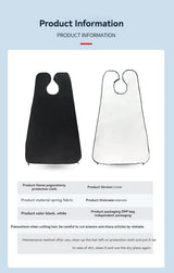 Shaving Beard Bib with Suction Cups for Grooming and Trimming